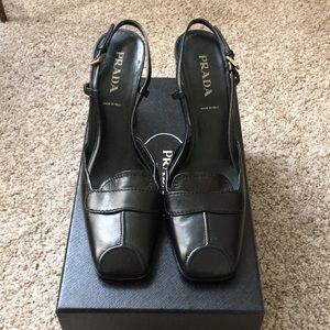 Prada slingback pumps